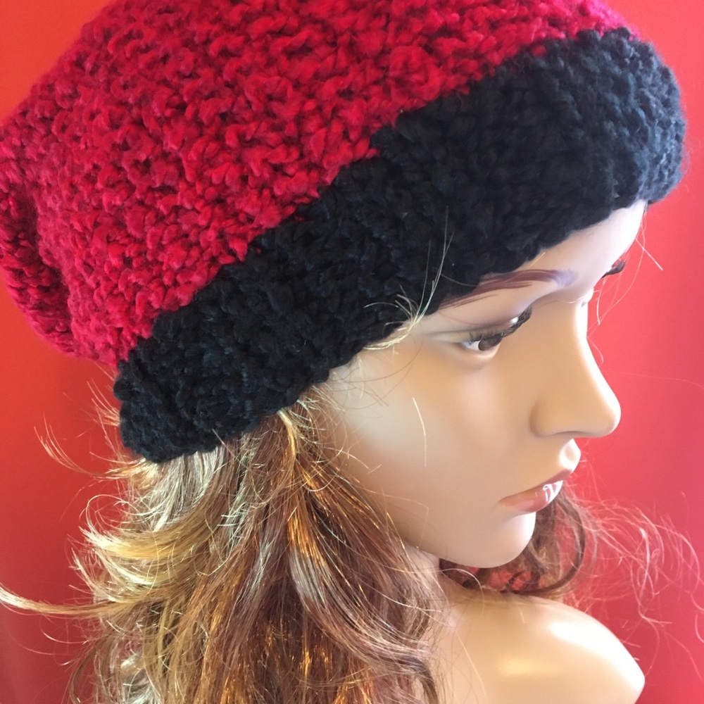 Hand Knit 2 Piece Cap & Scarf Set by NanaBee Knits